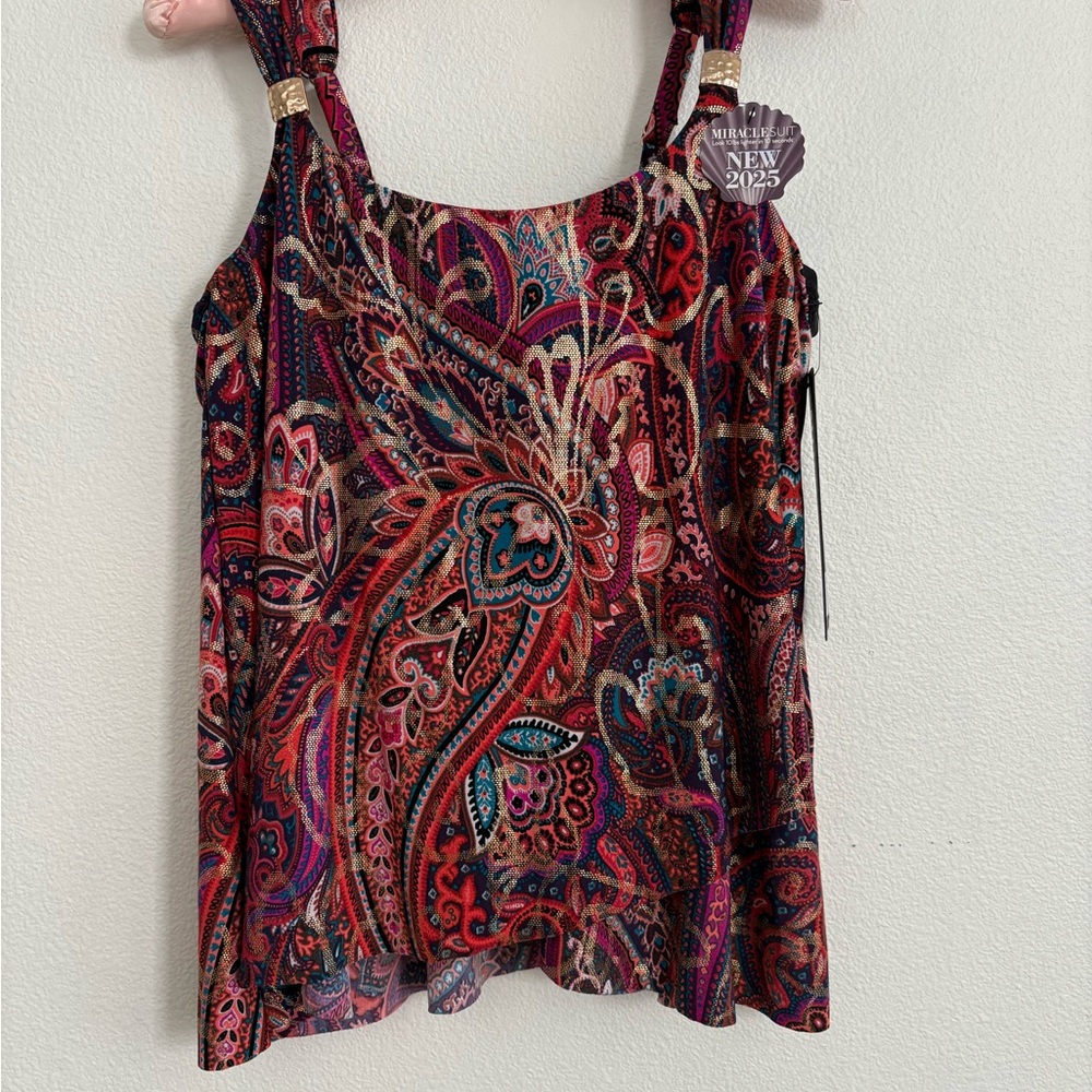 NWT Miraclesuit Tankini, size 12